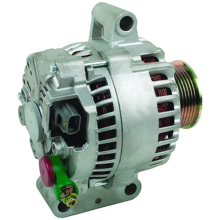 Wai Global Alternator, ALTFD 6G, 110 Amp12 Volt, CW, 8Groove Pulley, 0300 Plug Clock 8306N